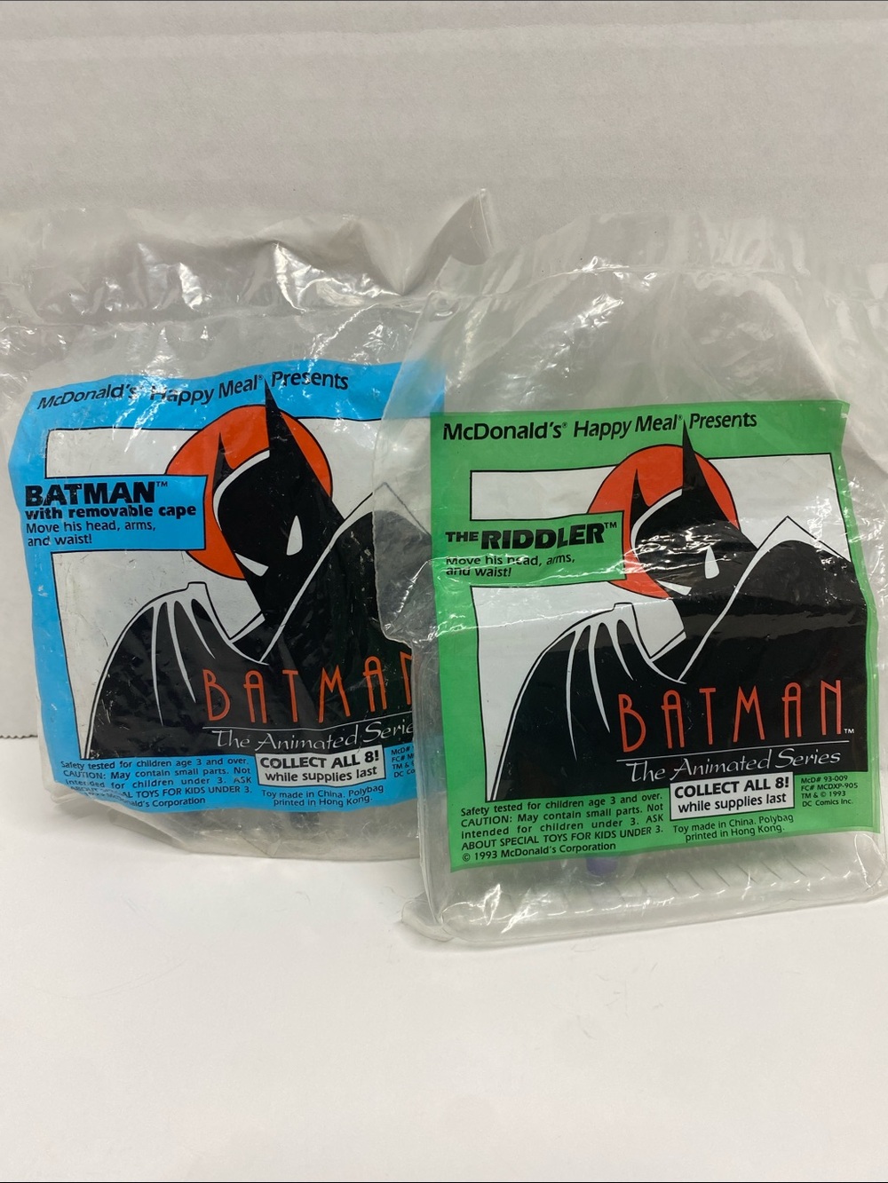 McDonald's Batman Animated Series Vintage 1993 Happy Meal